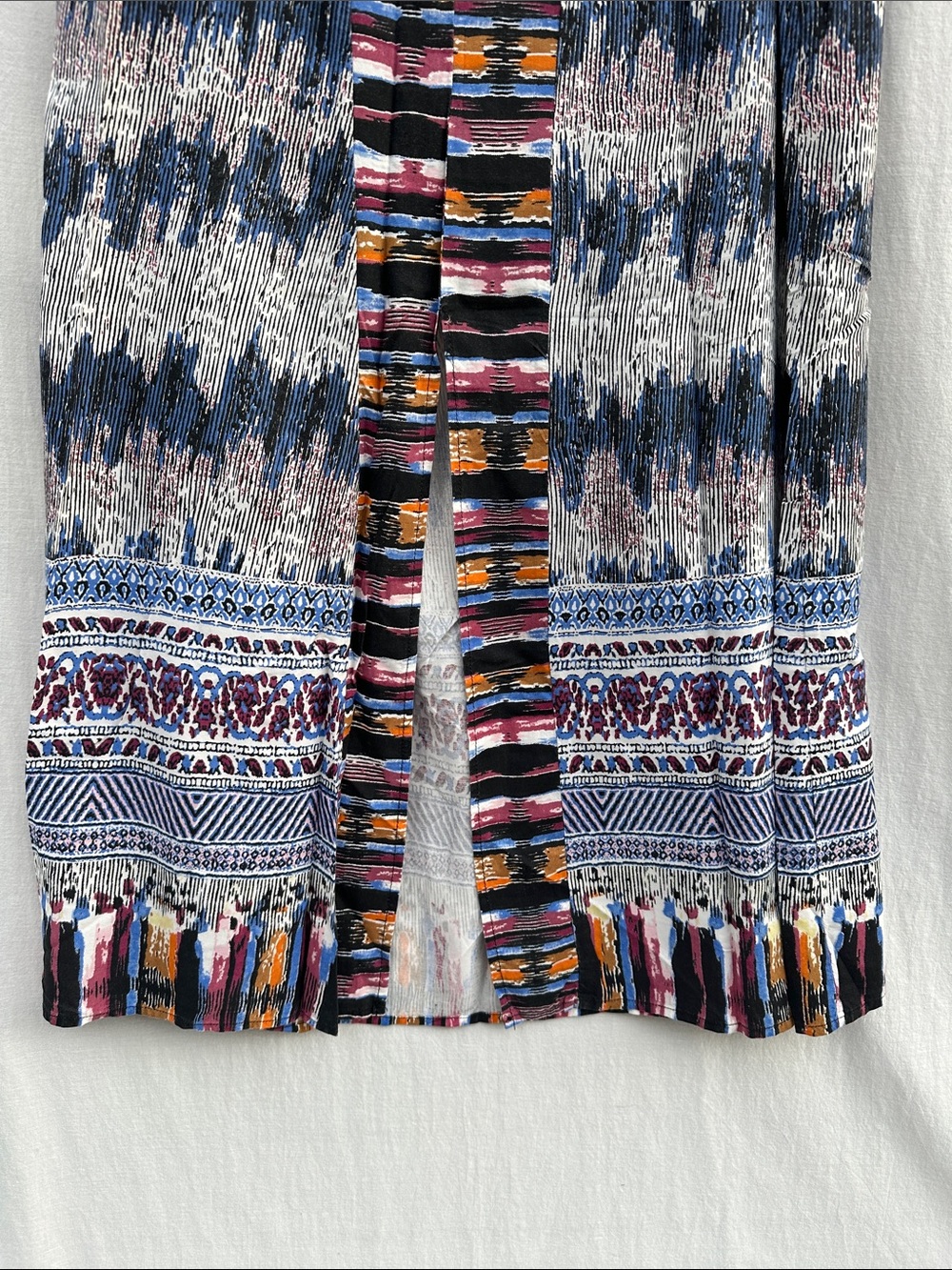 California Moon Rise Multi-Color Patterned Long Skirt - Picture 2 of 11